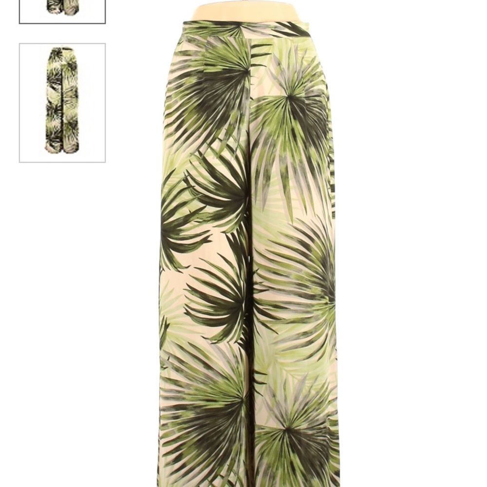 Forever 21 tropical print pants